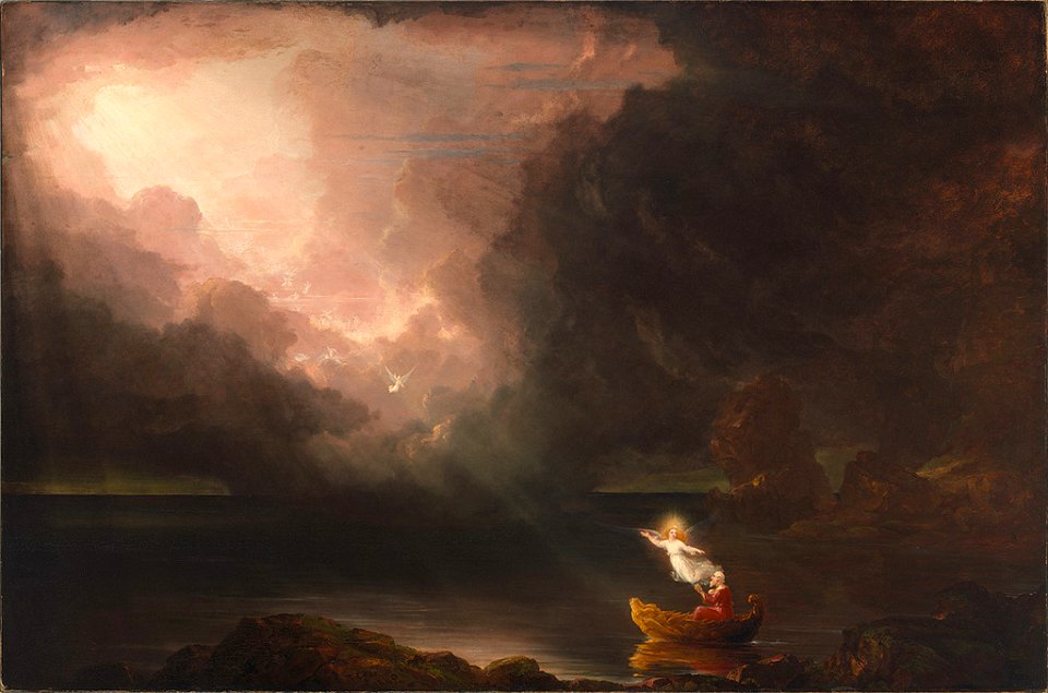Thomas Cole - The Voyage of Life Old Age, 1840 (Munson-Williams-Proctor Arts Institute)