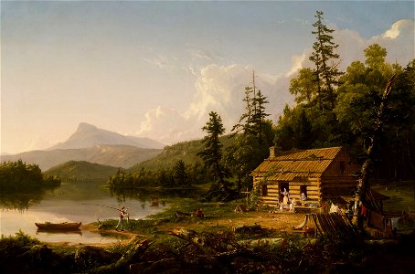 Home in the Woods 1847 Thomas Cole