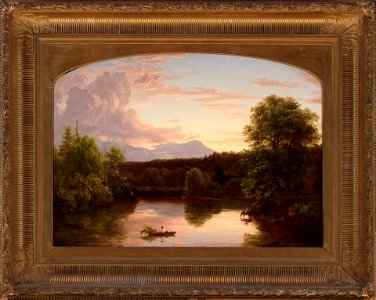 Thomas Cole - North Mountain and Catskill Creek - 1981.56 - Yale University Art Gallery. Free illustration for personal and commercial use.