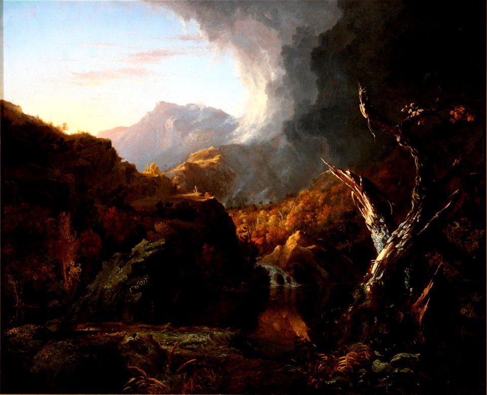 Cole Thomas Landscape with Dead Tree 1828