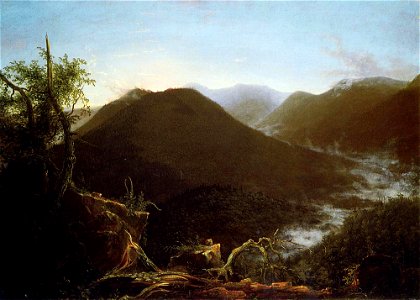 Cole Thomas Sunrise in the Catskill Mountains 1826. Free illustration for personal and commercial use.