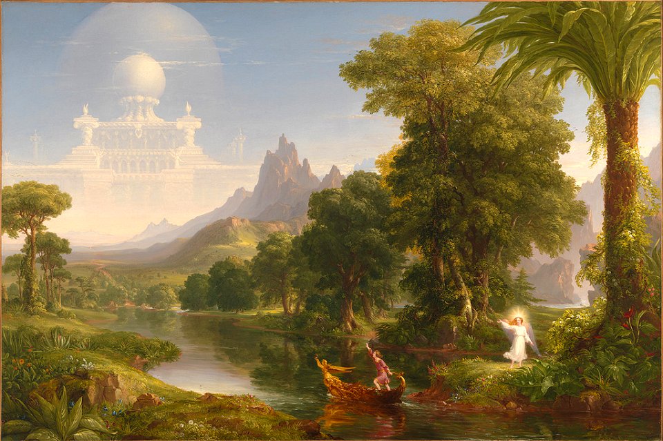 Thomas Cole - The Voyage of Life Youth, 1840 (Munson-Williams-Proctor Arts Institute)