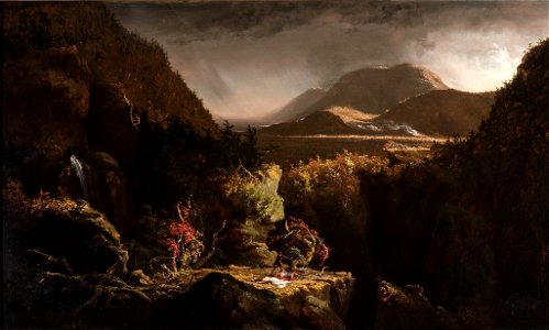 Thomas Cole - Landscape with Figures - A Scene from The Last of the Mohicans