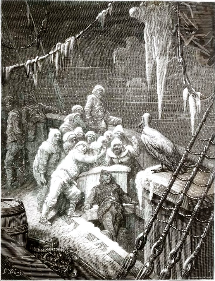 Coleridge - La Chanson du vieux marin, trad. Barbier, 1877 (page 33 crop)
