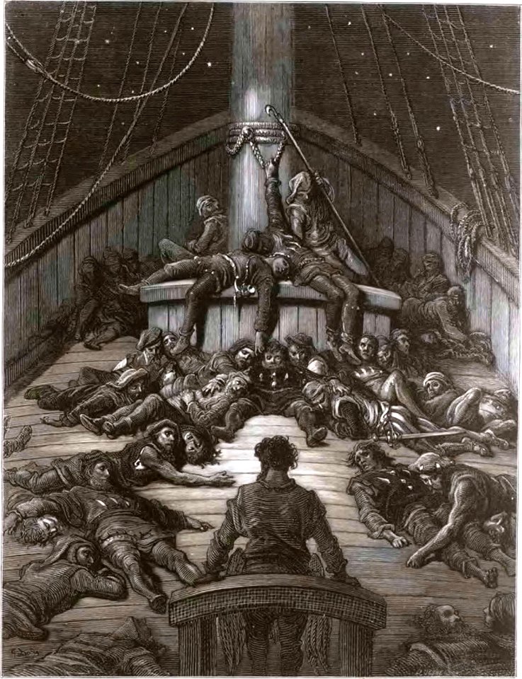 Coleridge - La Chanson du vieux marin, trad. Barbier, 1877 (page 55 crop)