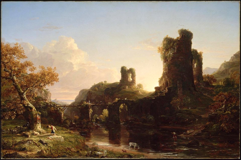 Cole Thomas An Italian Autumn 1844