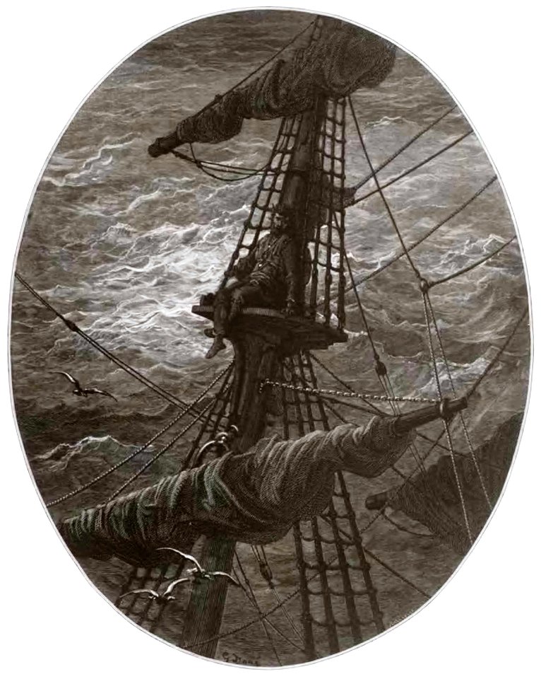 Coleridge - La Chanson du vieux marin, trad. Barbier, 1877 (page 7 crop)