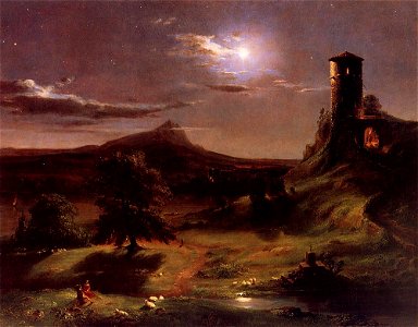 Cole Thomas Moonlight 1833-34