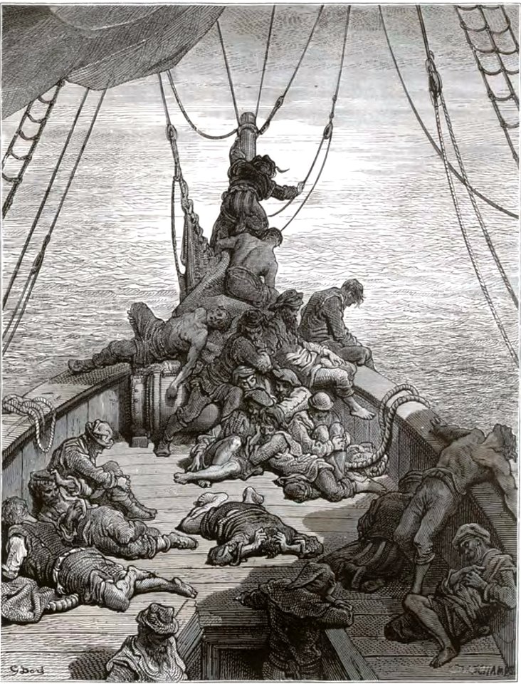 Coleridge - La Chanson du vieux marin, trad. Barbier, 1877 (page 39 crop)