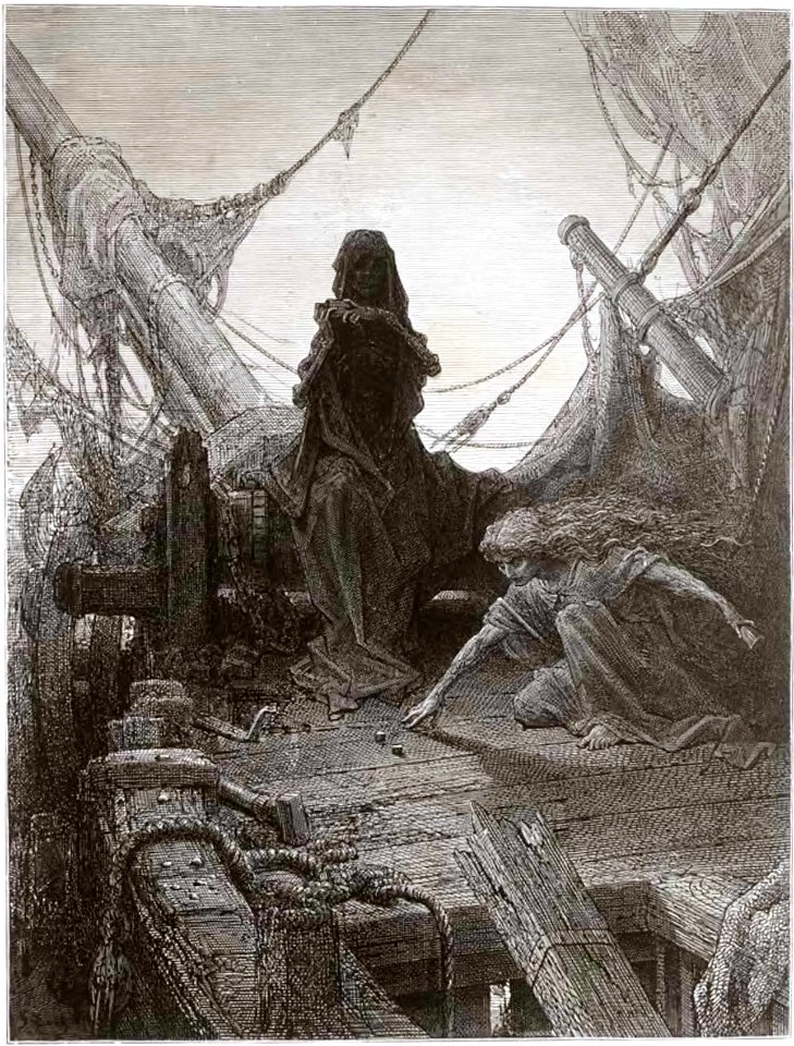 Coleridge - La Chanson du vieux marin, trad. Barbier, 1877 (page 47 crop)