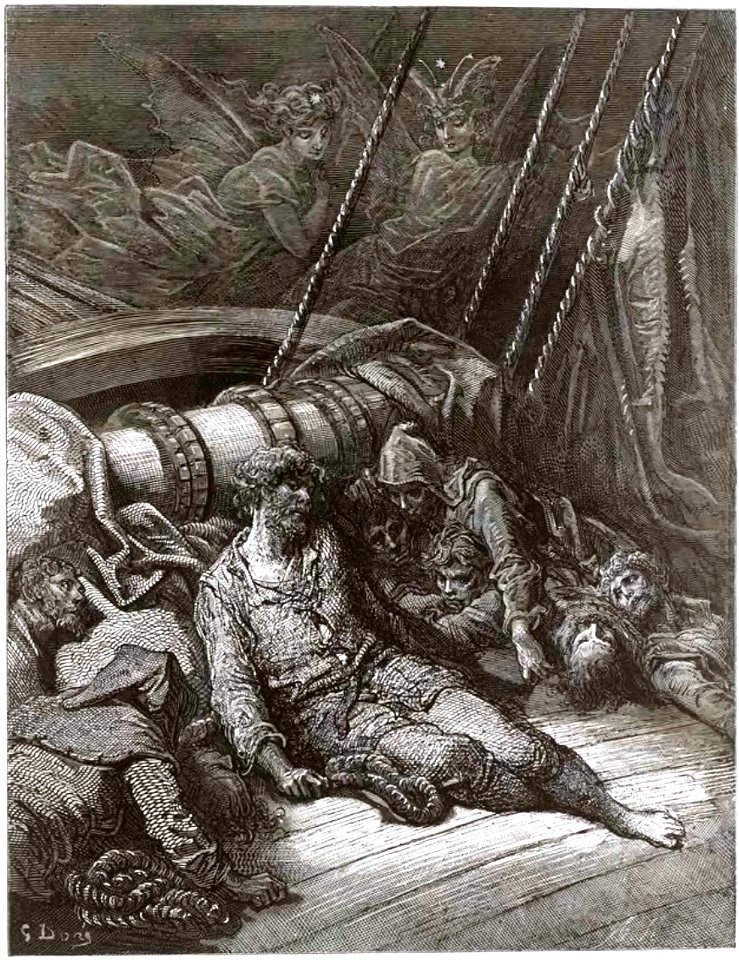 Coleridge - La Chanson du vieux marin, trad. Barbier, 1877 (page 69 crop)