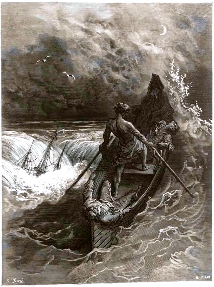 Coleridge - La Chanson du vieux marin, trad. Barbier, 1877 (page 85 crop)