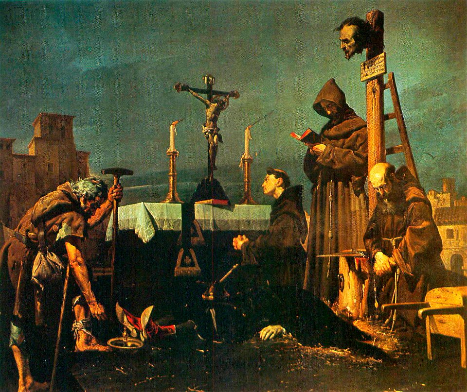 Colecta para sepultar el cadáver de don Álvaro de Luna, por Rodríguez de Losada