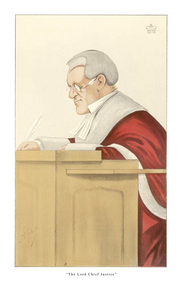 John Coleridge Vanity Fair 5 March 1887