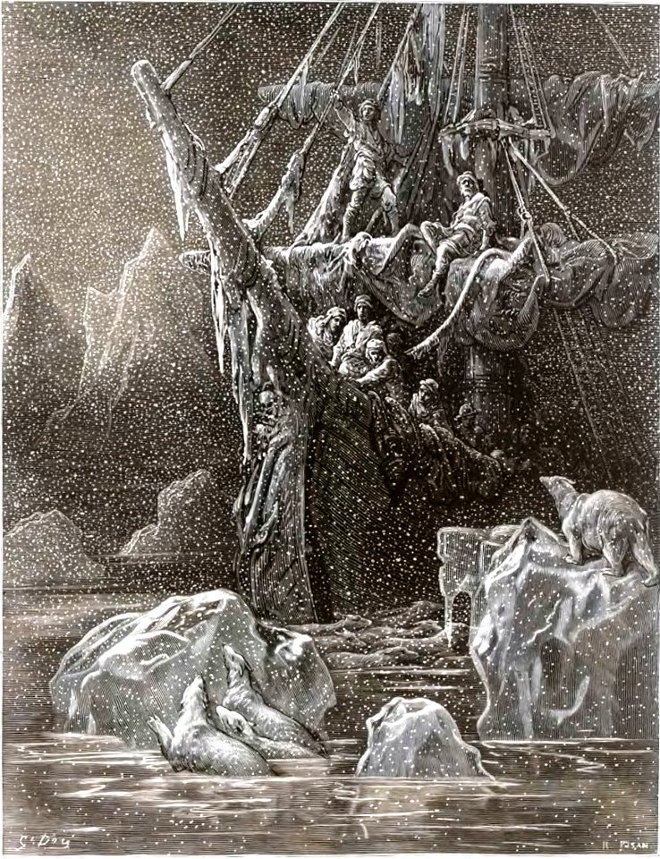 Coleridge - La Chanson du vieux marin, trad. Barbier, 1877 (page 29 crop)