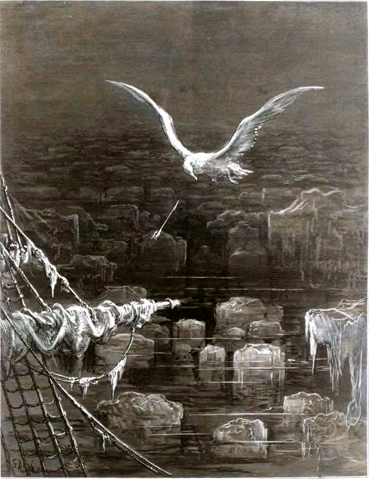 Coleridge - La Chanson du vieux marin, trad. Barbier, 1877 (page 35 crop)