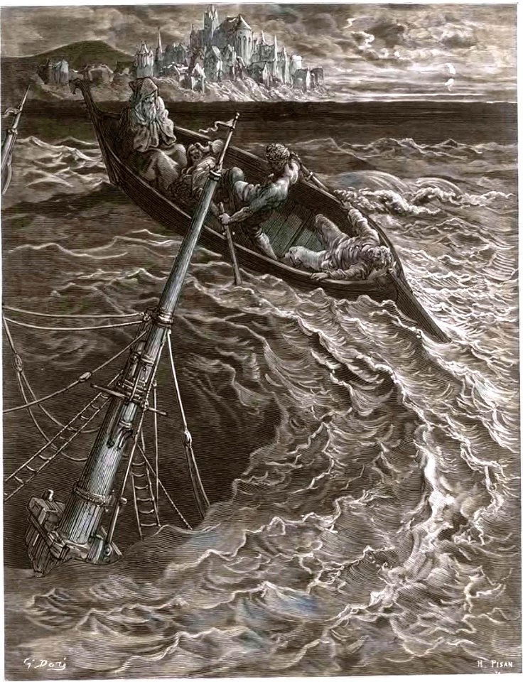 Coleridge - La Chanson du vieux marin, trad. Barbier, 1877 (page 83 crop)
