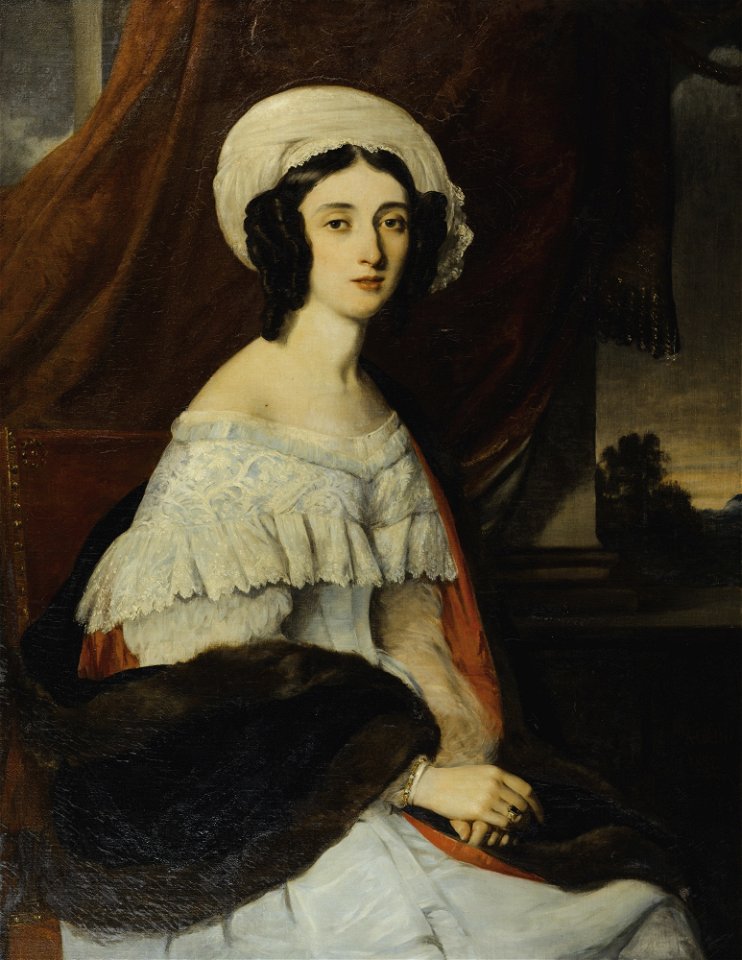 Colin - Portrait d'Eugénie-Gabrielle Barbou des Courières, Baronne Rivet