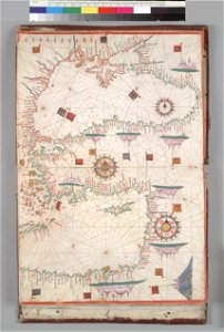 Black Sea and eastern Mediterranean. HM 33. Joan Martines, Portolan Atlas (Italy, ca. 1578)