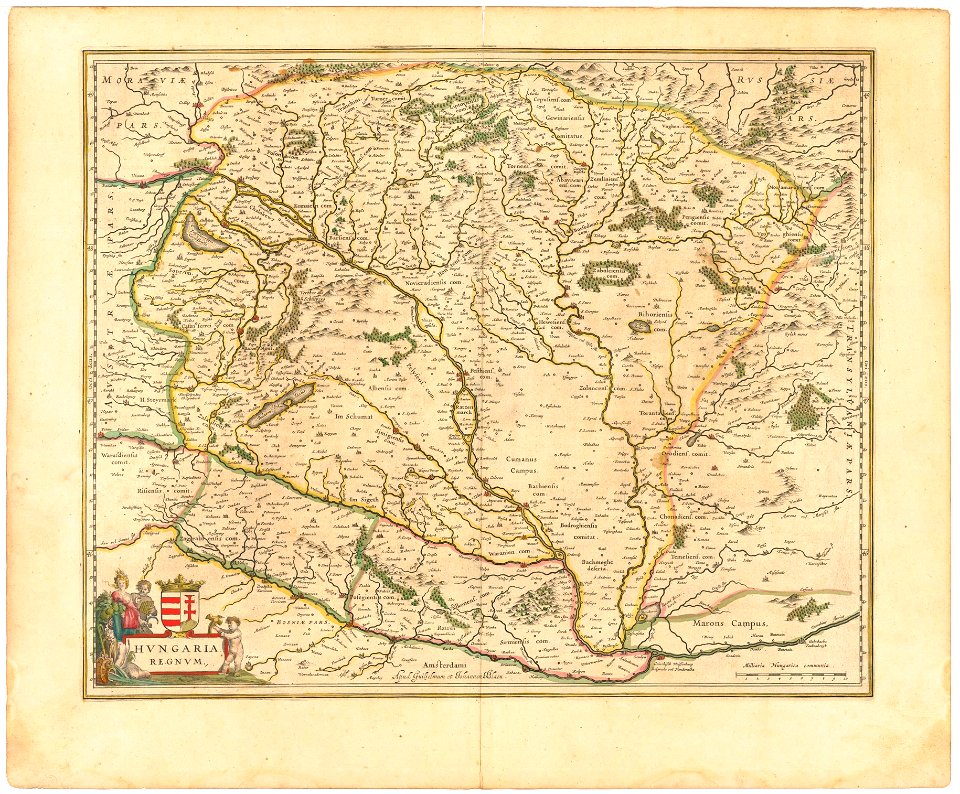 Blaeu 1645 - Hungaria Regnum