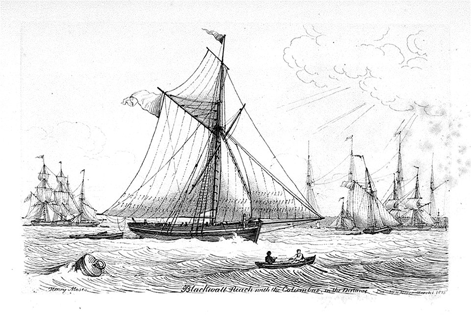 Blackwall Reach with the Columbus in the distance RMG PU7904