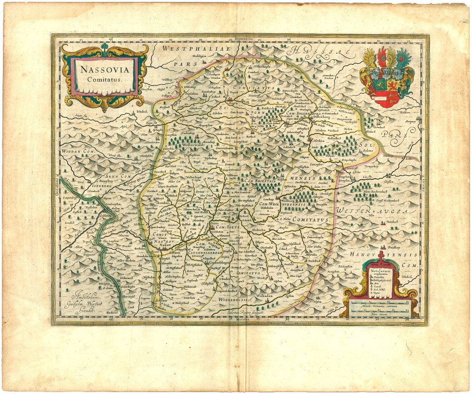 Blaeu 1645 - Nassovia Comitatus