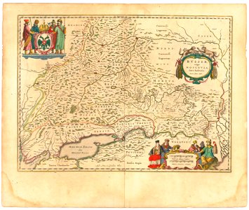 Blaeu 1645 - Russiæ vulgo Moscovia pars australis. Free illustration for personal and commercial use.