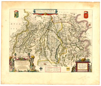 Blaeu 1645 - Fossa Sancta Mariæ quæ et Eugeniana dicitur vulgo De Nieuwe Grift
