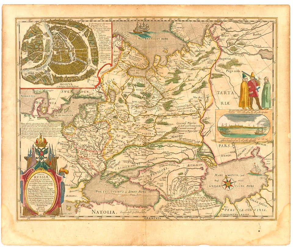 Blaeu 1645 - Tabula Russiæ