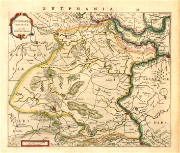 Blaeu 1645 - Zutphania Comitatus