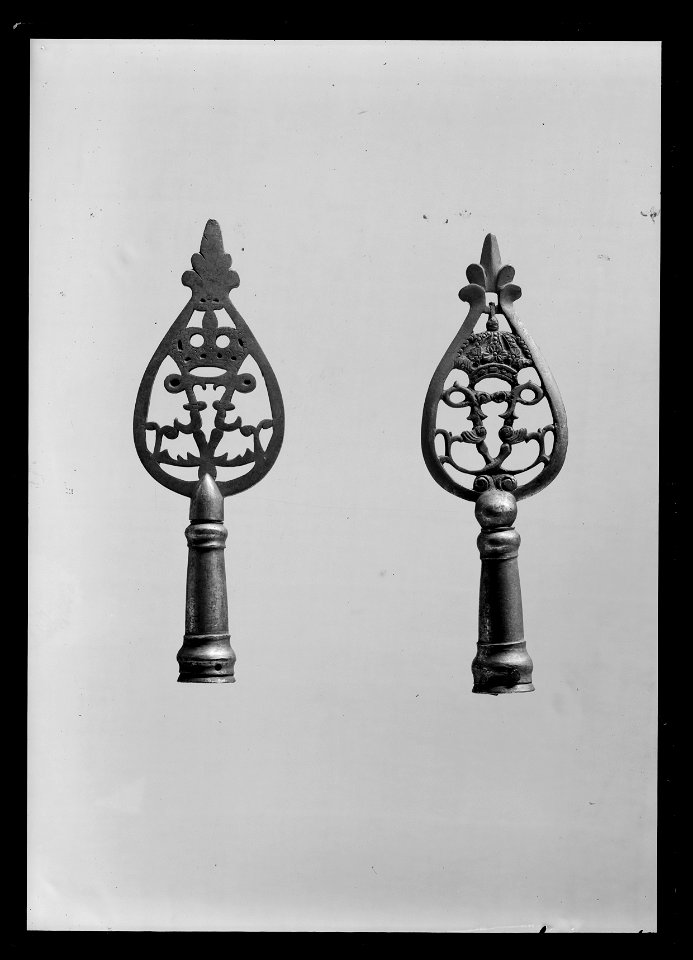 Blad till fanspets, Sverige 1720-1751 - Livrustkammaren - 26064
