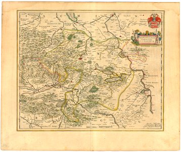 Blaeu 1645 - Mansfeldia Comitatus