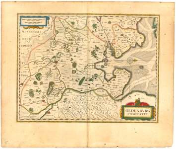 Blaeu 1645 - Oldenburg Comitatus