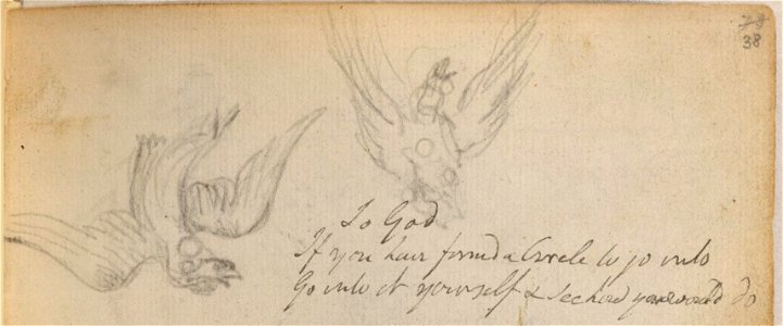 Blake manuscript - Notebook 1808 - 85 To God