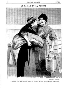 Blanchisseuses - F. Gottlob - Le Journal amusant 18 janvier 1913