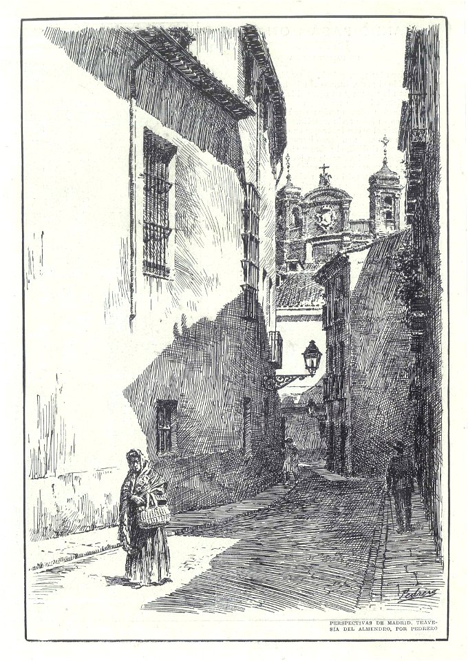 Blanco y Negro, Travesía del Almendro, Jan 1st 1917, by Mariano Pedrero