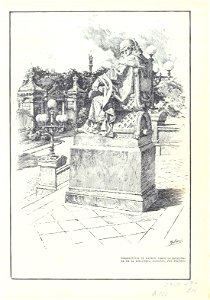Blanco y Negro, desde la escalinata de la BNE, Oct 29th 1916, by Mariano Pedrero