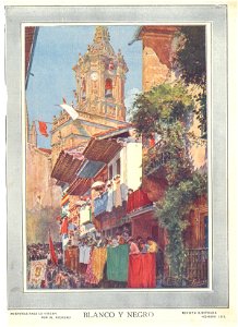 Blanco y Negro, mientras pasa la Virgen, Sep 22nd 1912, by Mariano Pedrero