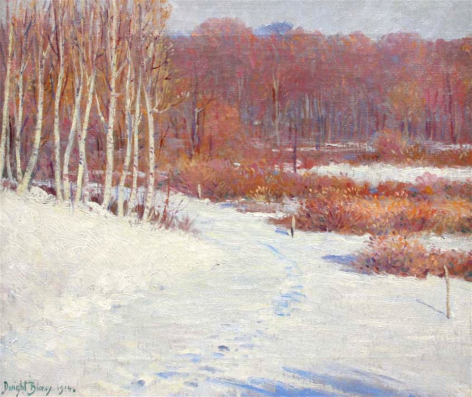 'Early Snow, October' by Dwight Blaney, 1914