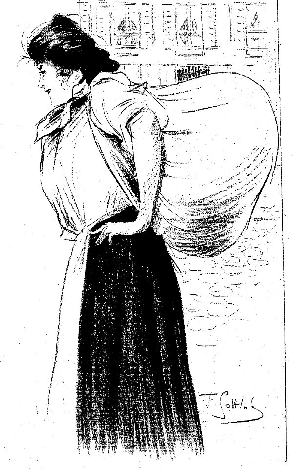 Blanchisseuse par F. Gottlob - 4 janvier 1913 - Le Journal amusant