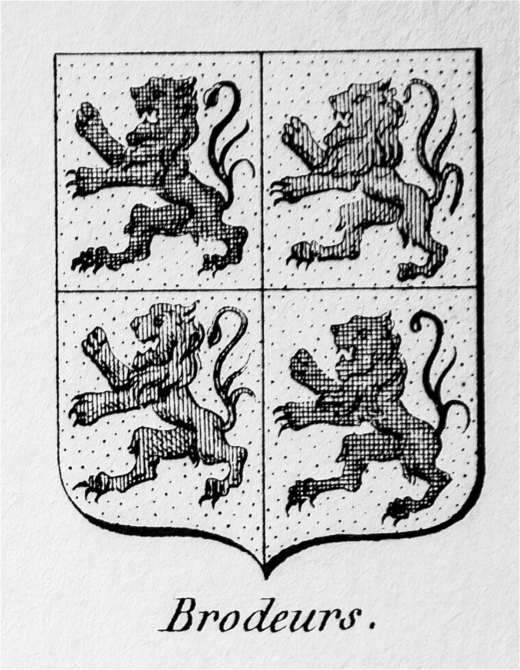 Blason métier brodeurs - Nations de Bruxelles