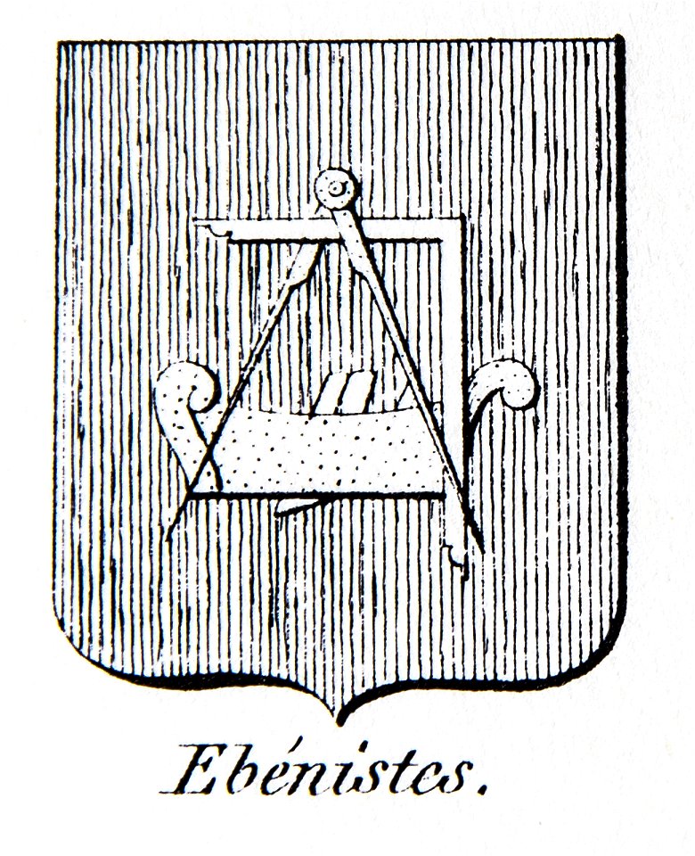 Blason métier Ebénistes - Nations de Bruxelles