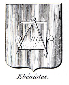Blason métier Ebénistes - Nations de Bruxelles