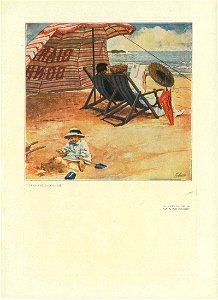 Blanco y Negro, Biarritz Bonheur, Aug 15th 1915, by Mariano Pedrero
