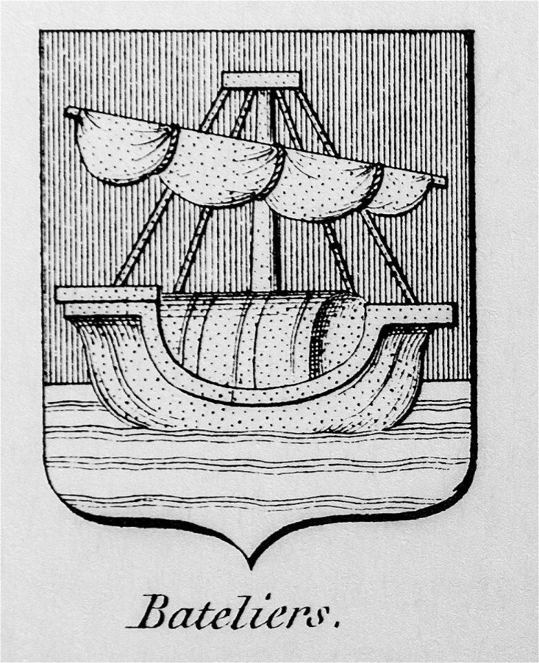 Blason métier bateliers - Nations de Bruxelles