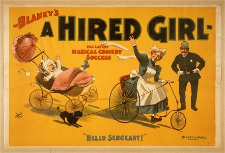 Blaney's, A hired girl his latest musical comedy success. LCCN2014636326