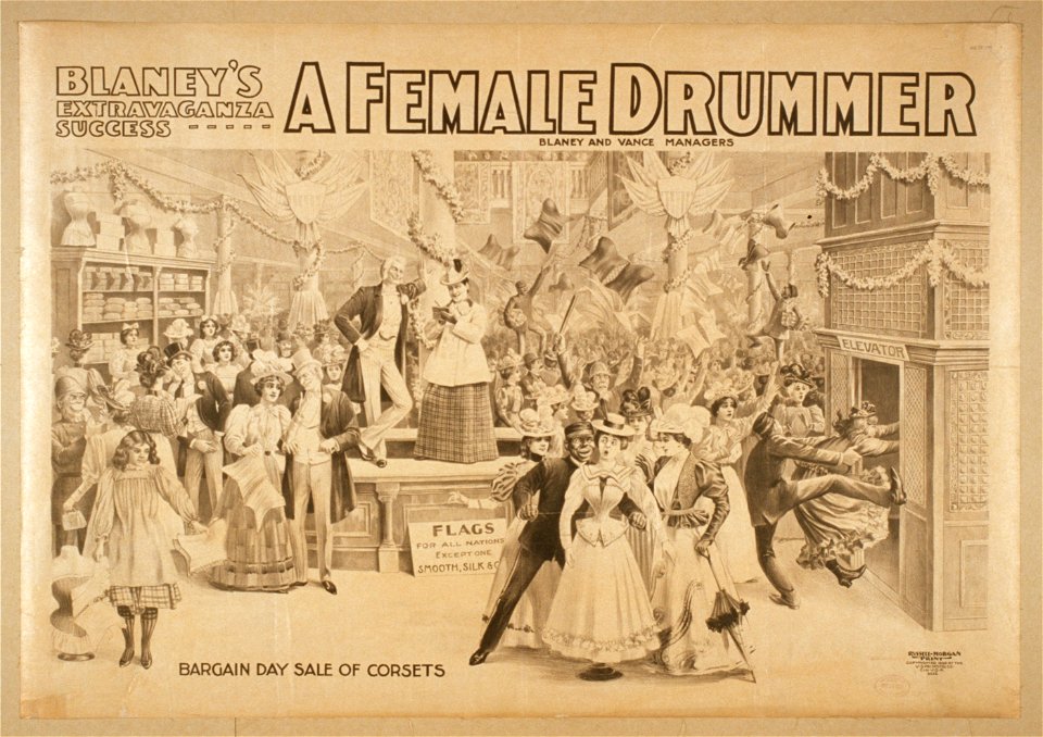 Blaney's extravaganza success, A female drummer LCCN2014636304