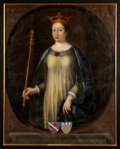 Blanka drottning av Sverige grevinna av Namur - Nationalmuseum - 15061