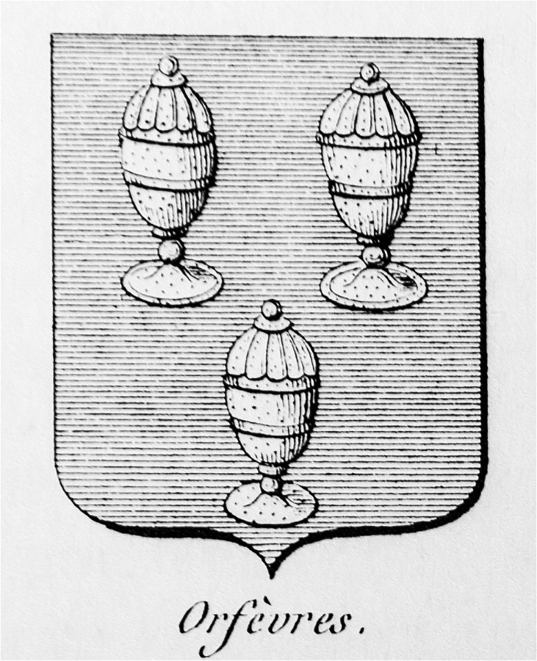 Blason métier orfèvres - Nations de Bruxelles