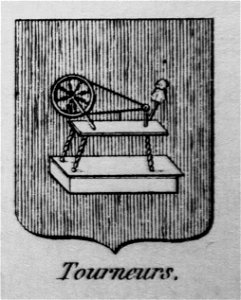 Blason métier tourneurs - Nations de Bruxelles